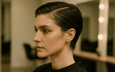 Effetto Wet Hair a Milano: il tocco glamour e moderno per i tagli corti da Vogue Parrucchieri